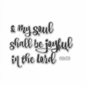 詩篇の喜びの聖句 シール (正面)