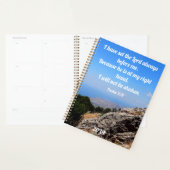 詩篇の聖句の前に主を置いた プランナー手帳 (ディスプレー)