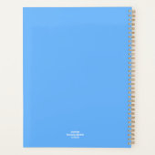 詩篇の聖句の前に主を置いた プランナー手帳 (裏面)