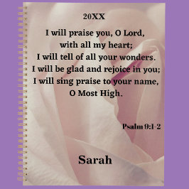 詩篇の聖句を賛美しよう プランナー手帳