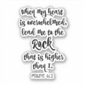 詩篇の聖句 シール (正面)