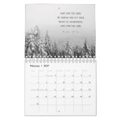 詩篇の聖書暦の年 カレンダー (2月 2027)