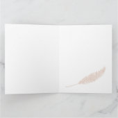 詩篇の詩と彼の翼の引用文の下で カード (内部)