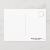 詩篇の雪の木の池の凍っていクリスマス シーズンポストカード (裏面)