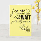 詩篇はまだイースター聖なる書物、 経典宗教空白の カード (黄色い花)