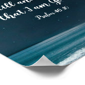 詩篇は今でも私が神であることを知っている ポスター (角)