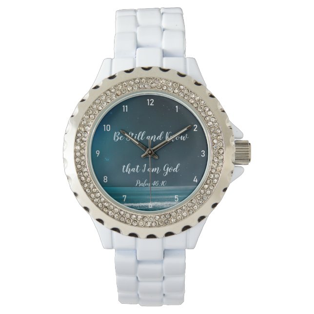 詩篇は今でも私が神であることを知っている 腕時計 (正面)