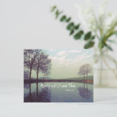 詩篇より早い時間にあなたを求める聖書の言葉 ポストカード (スタンド正面)