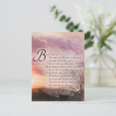 詩篇勇気付けられる ポストカード (スタンド正面)