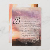 詩篇勇気付けられる ポストカード (正面/裏面)