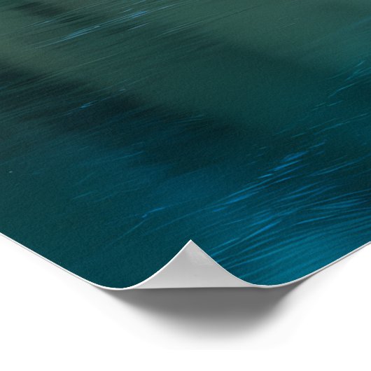 詩篇感動的からの聖書の引用 ポスター (角)