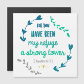 詩篇聖書の一節の引用キリスト教信仰リース (正面/裏面)