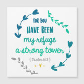 詩篇聖書の一節の引用キリスト教信仰リース (正面)