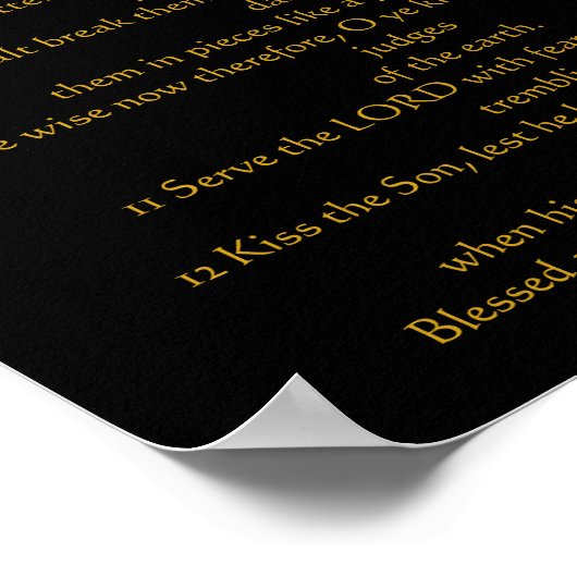 詩篇02ポスター1 ポスター (角)