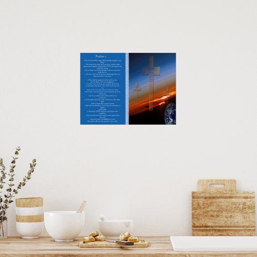 詩篇02ポスター2 ポスター (キッチン)