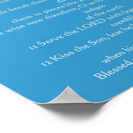 詩篇02ポスター3 ポスター (角)