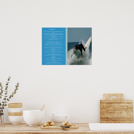 詩篇02ポスター3 ポスター (キッチン)