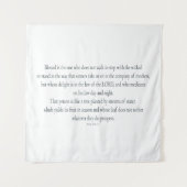 詩篇1は悪人と歩調を合わせていない タペストリー (正面)