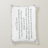 詩篇1は邪悪な者と歩調を合わせていない アクセントクッション (正面(垂直))