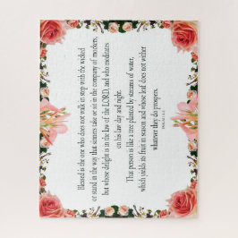 詩篇1は邪悪な者と歩調を合わせていない ジグソーパズル