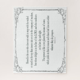 詩篇1は邪悪な者と歩調を合わせていない ジグソーパズル