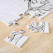 詩篇1は邪悪な者と歩調を合わせていない ジグソーパズル (側面)