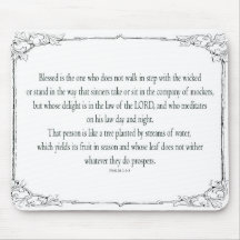 詩篇1アート – 賛美正義とフローラデザイン