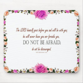 詩篇1アート – 賛美正義とフローラデザイン マウスパッド