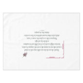 詩篇1章1節から3節ま賛美で、だれが テーブルクロス (正面(横))