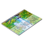 詩篇1章1-3節は賛美キリスト教の人である ノートブック (左側)