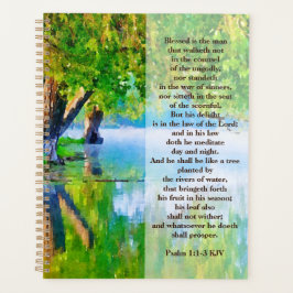 詩篇1章1-3節は賛美キリスト教の人である プランナー手帳