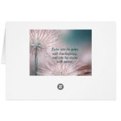 詩篇100:1主のカードに喜びの音を立てる (裏面横)