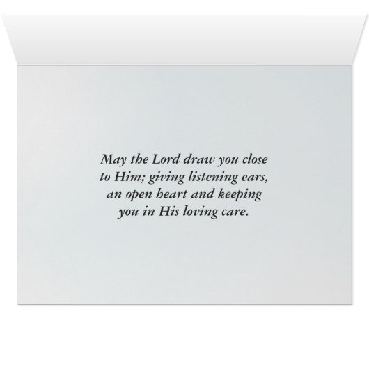 詩篇100:1主のカードに喜びの音を立てる (内部横(下))