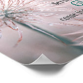 詩篇100:1-2主に喜ばしい音を立てる ポスター (角)