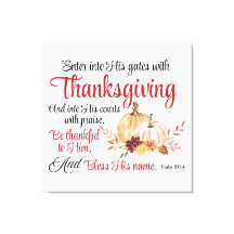 詩篇100:4感謝祭とともに彼の門に入る