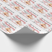 詩篇100:4感謝祭とともに彼の門に入る ラッピングペーパー (角)