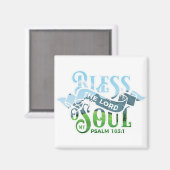 詩篇103 キリスト教 デザイン マグネット (正面/裏面)