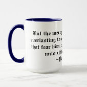 詩篇103:17主の慈悲…子供たちに マグカップ (左)