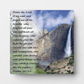 詩篇103:2-5 フォトプラーク (正面)