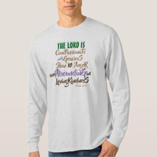 詩篇103:8主は誰であるか宣言 Tシャツ