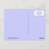 詩篇104:14彼は草を食い草のために育てる ポストカード (裏面)