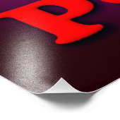 詩篇105:1からの聖書の詩。 フォトプリント            (角)