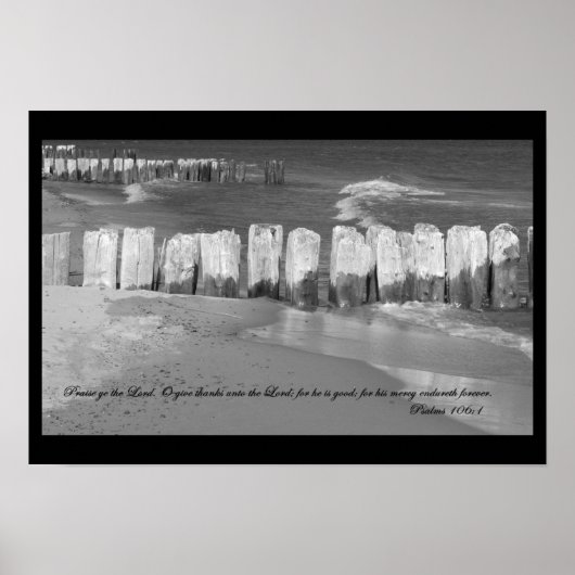 詩篇106:1ポスター ポスター (正面)