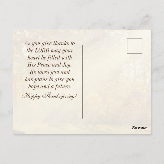 詩篇107与え感謝してい107:1 ポストカード (裏面)