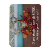 詩篇107:1主に与え感謝していよ、彼は主である マグネット (縦)