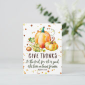 詩篇107:1 感謝せよ ポストカード (スタンド正面)