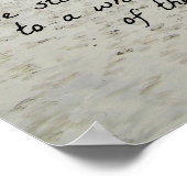 詩篇107:29彼は嵐を静めた… ポスター (角)