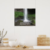 詩篇107:35彼は荒野を… ポスター (キッチン)