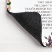 詩篇11節、主は正義を愛し、 マウスパッド (コーナー)