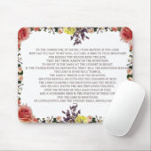 詩篇11節、主は正義を愛し、 マウスパッド (マウス)